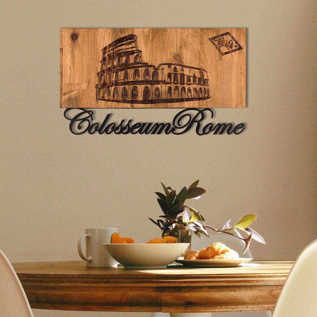 Wallity Zidna dekoracija Roma, 58 x 33 cm, Crna