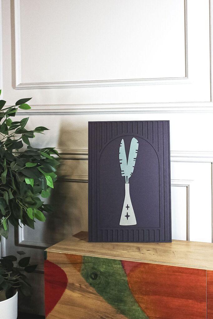 Wallity Slika Ersy3Dpot3-3247, MDF, 32x47x2 cm