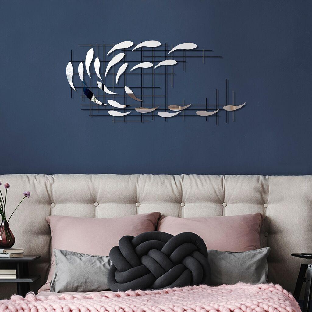 Wallity Zidna dekoracija Sjaj - 3, 100 x 45 x 4 cm, Šarena
