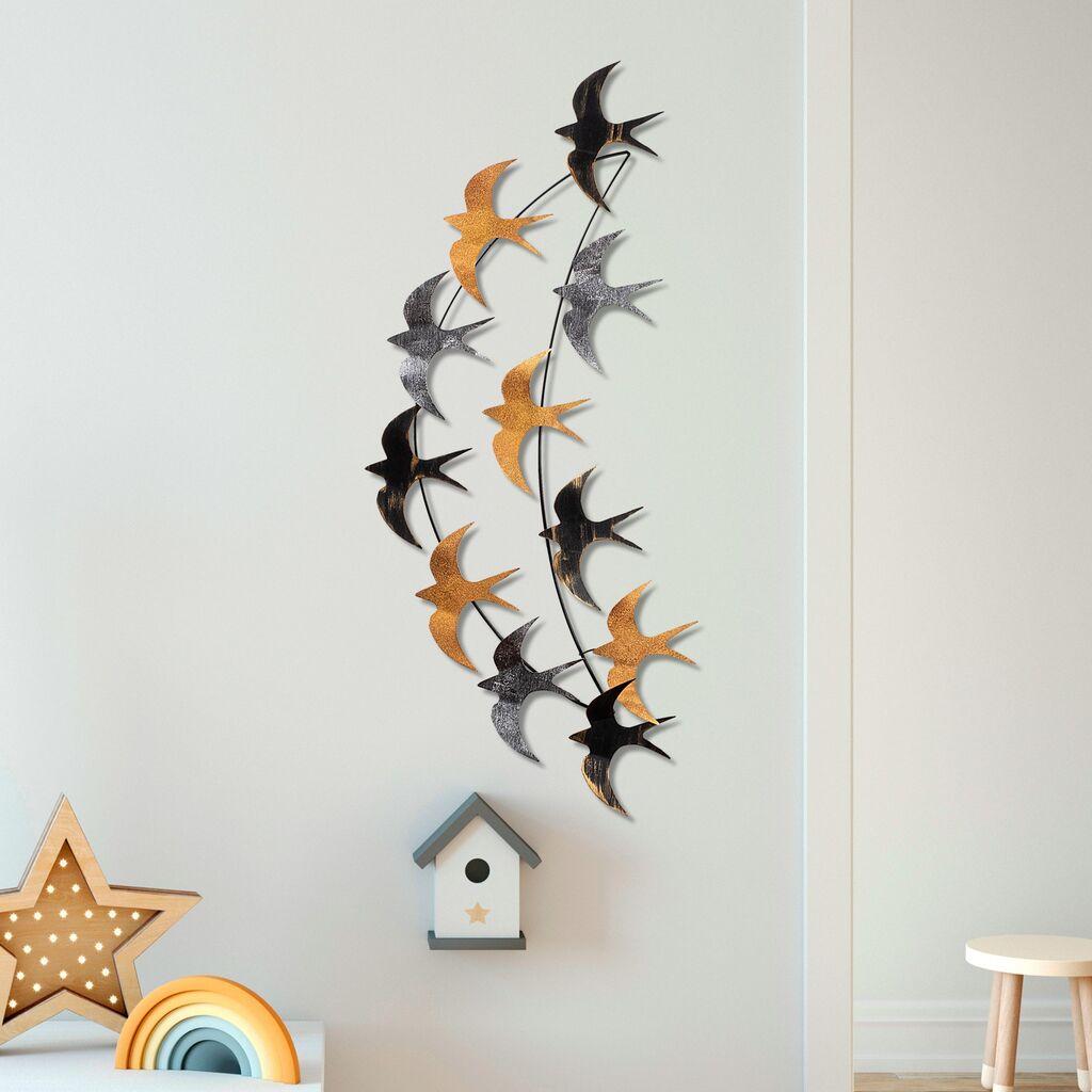 Wallity Zidna dekoracija Let 3, 50 x 100 x 5 cm, Šarena