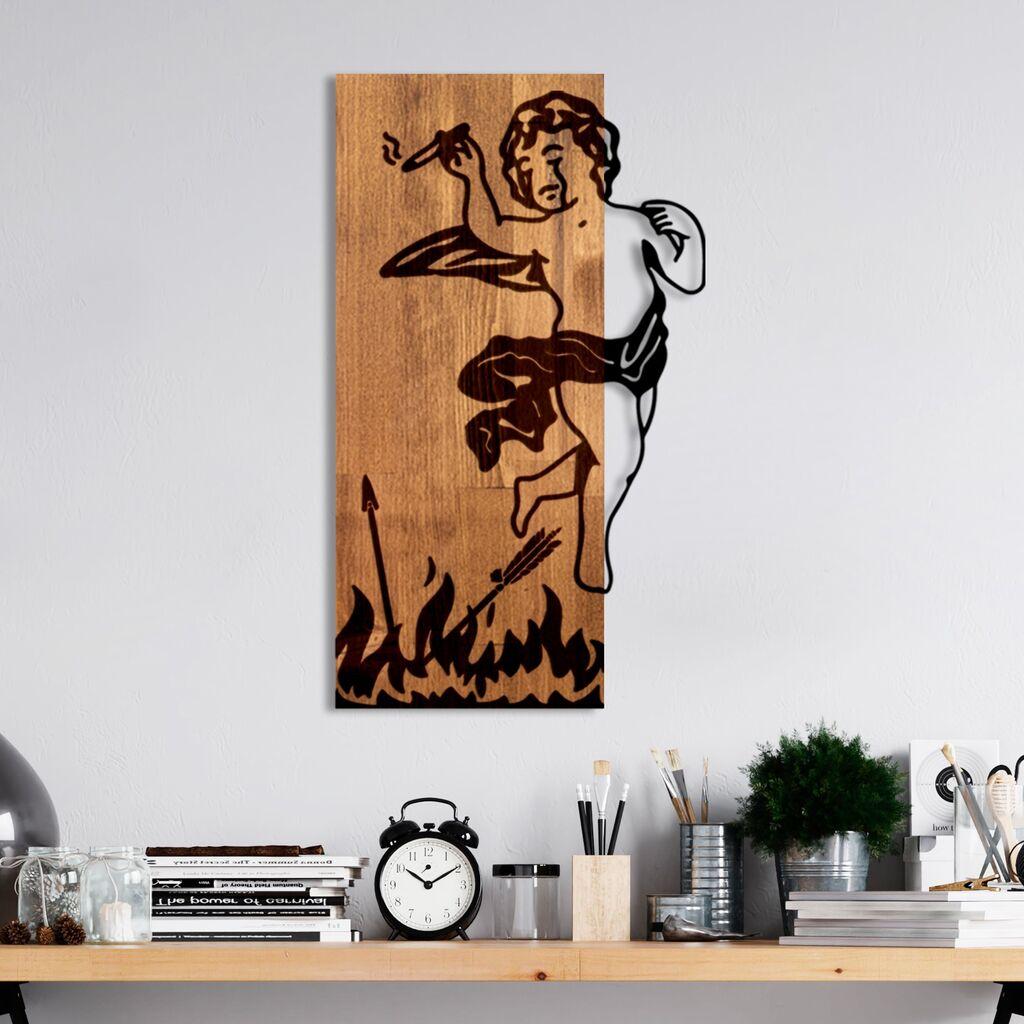 Wallity Zidna dekoracija Pali Eros, 35 x 58 x 3 cm, Smeđa