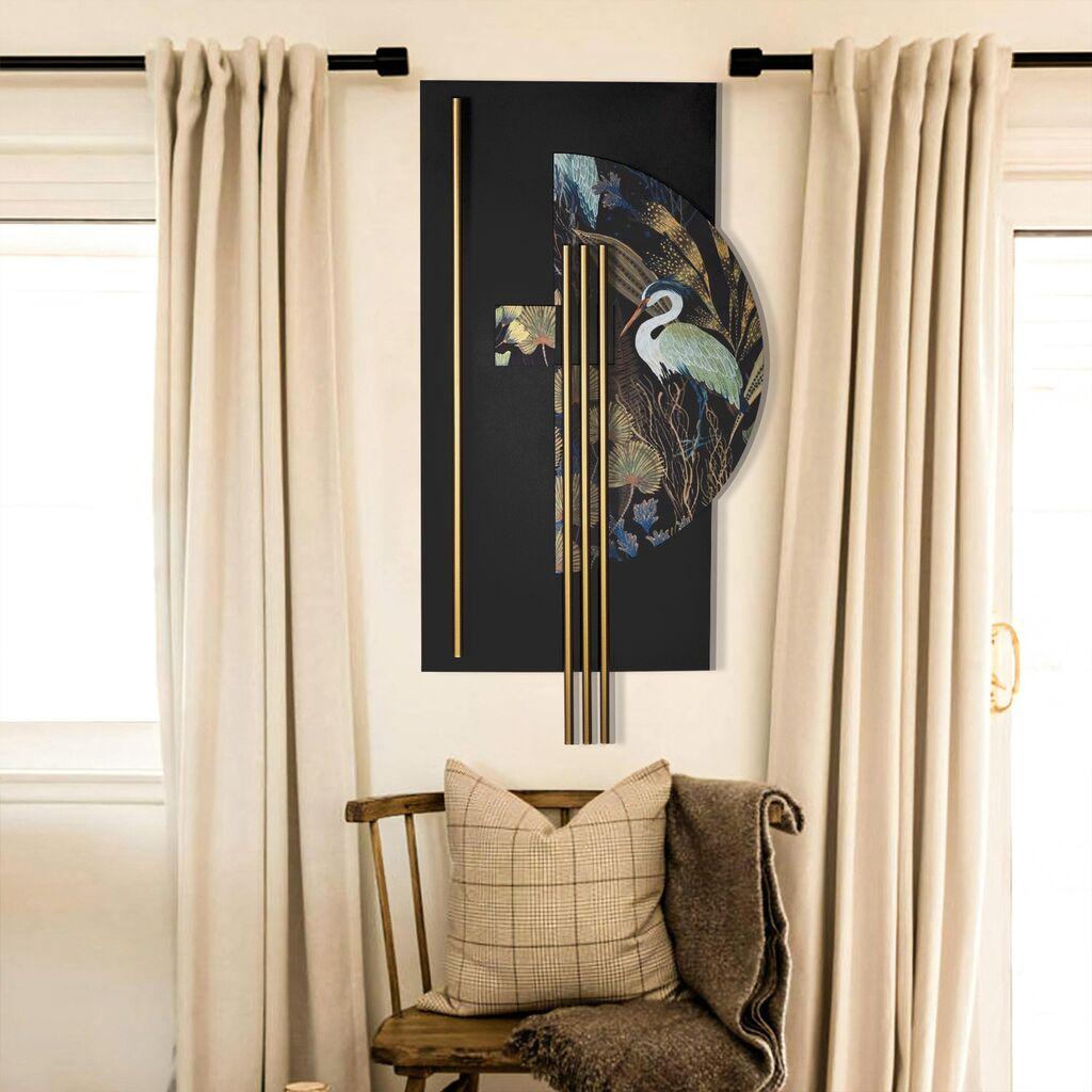 Wallity Grus zidna dekoracija - APT778, 55 x 106 cm, Šarena