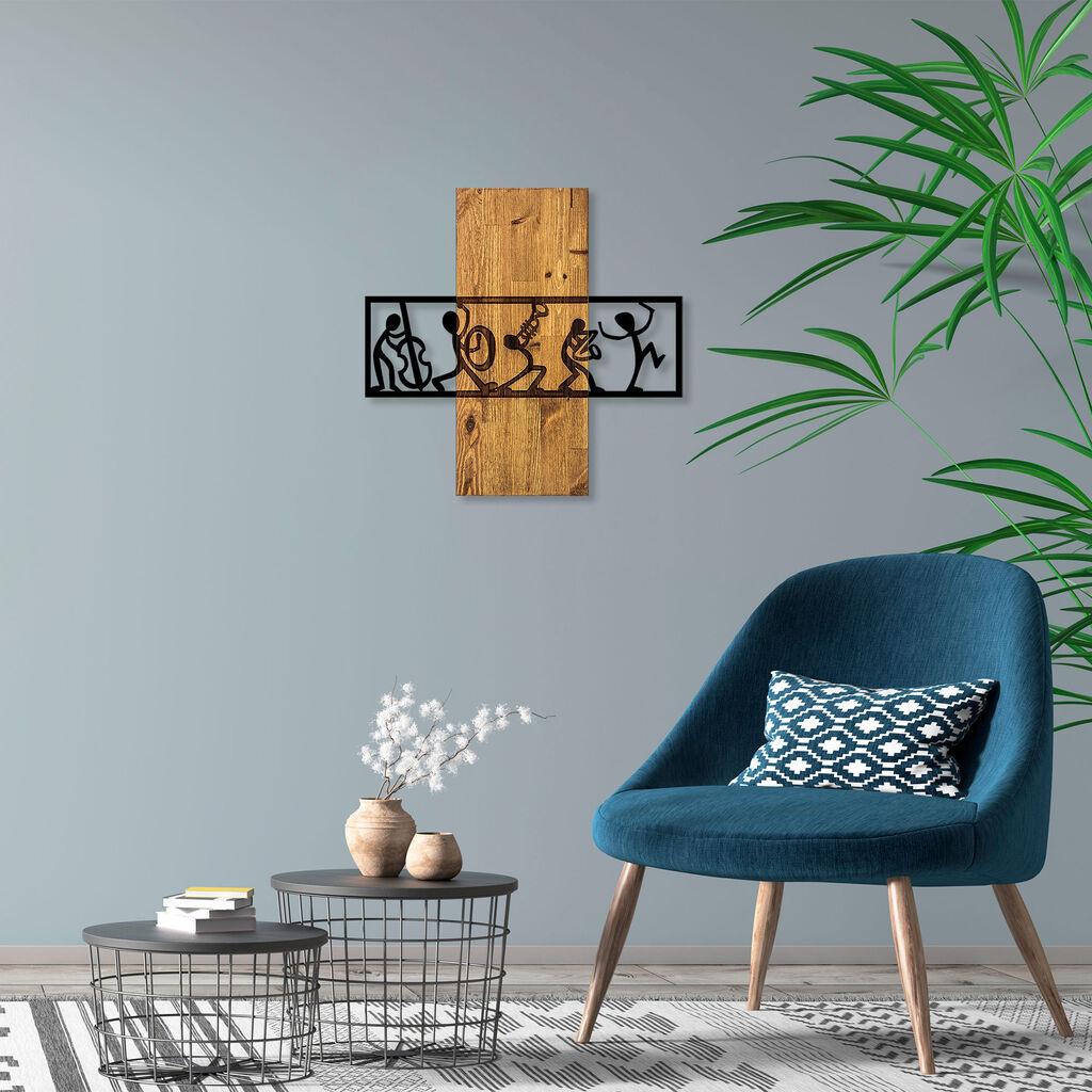 Wallity Zidna dekoracija MA-301, 58 x 61 cm, Smeđa