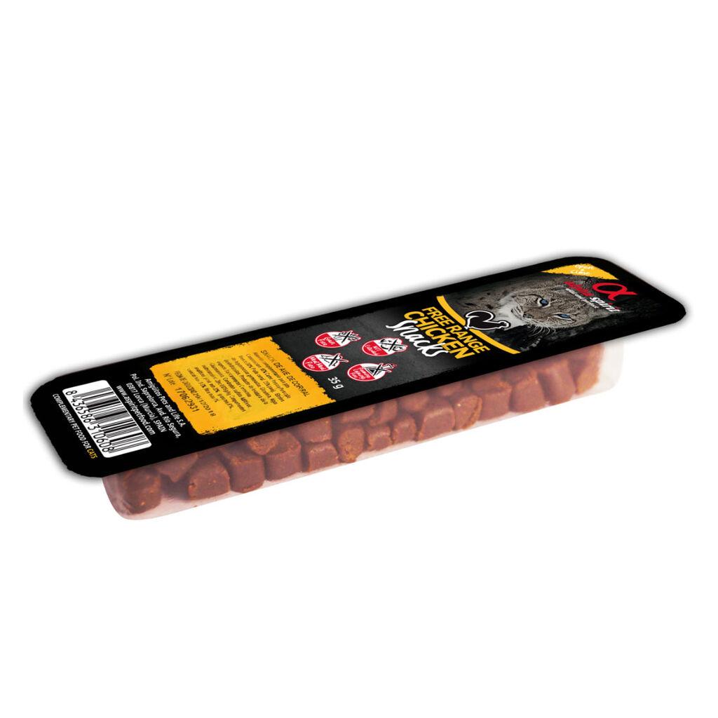 Alpha Spirit Poslastice za mačke Snacks Piletina, 35 gr