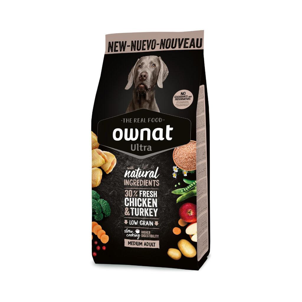 Ownat Hrana za pse Ultra Medium Adult, 3 kg