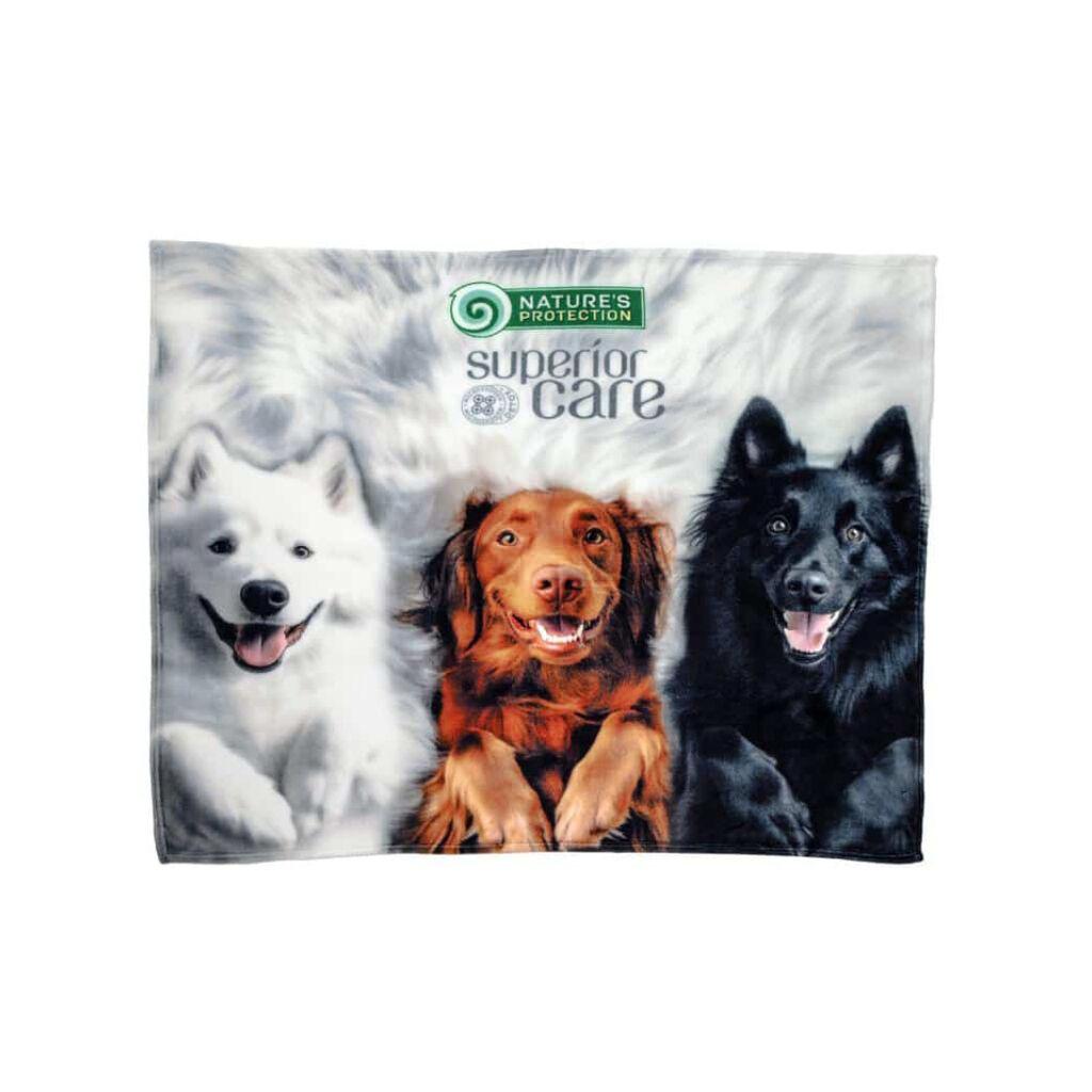 Nature's Protection Mekana prostirka za pse Superior Care, 127x152 cm, Bijela