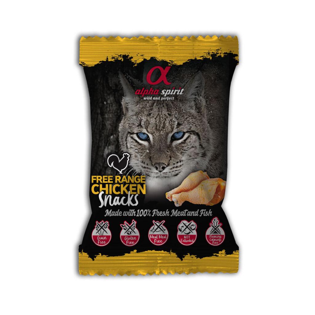 Alpha Spirit Poslastice za mačke Chicken Snacks, Piletina, 50 gr