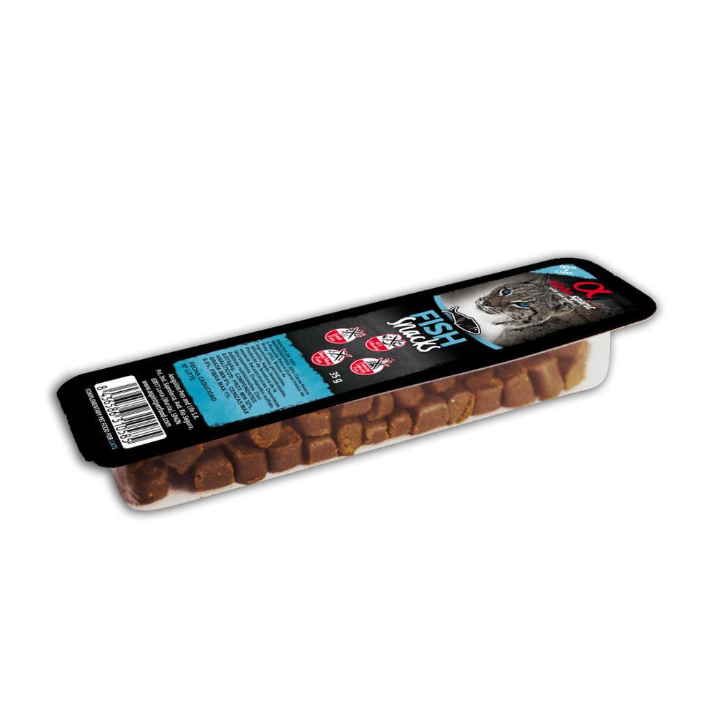 Alpha Spirit Poslastice za mačke Snacks Riba, 35 gr