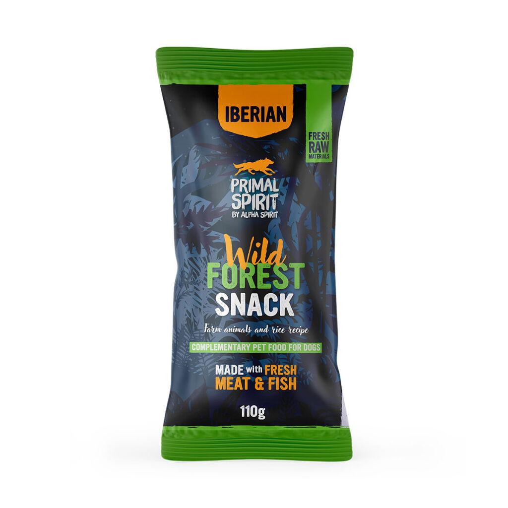 Primal Spirit Poslastice za pse Snacks Wild Forest, Divljač i riba, 110 gr