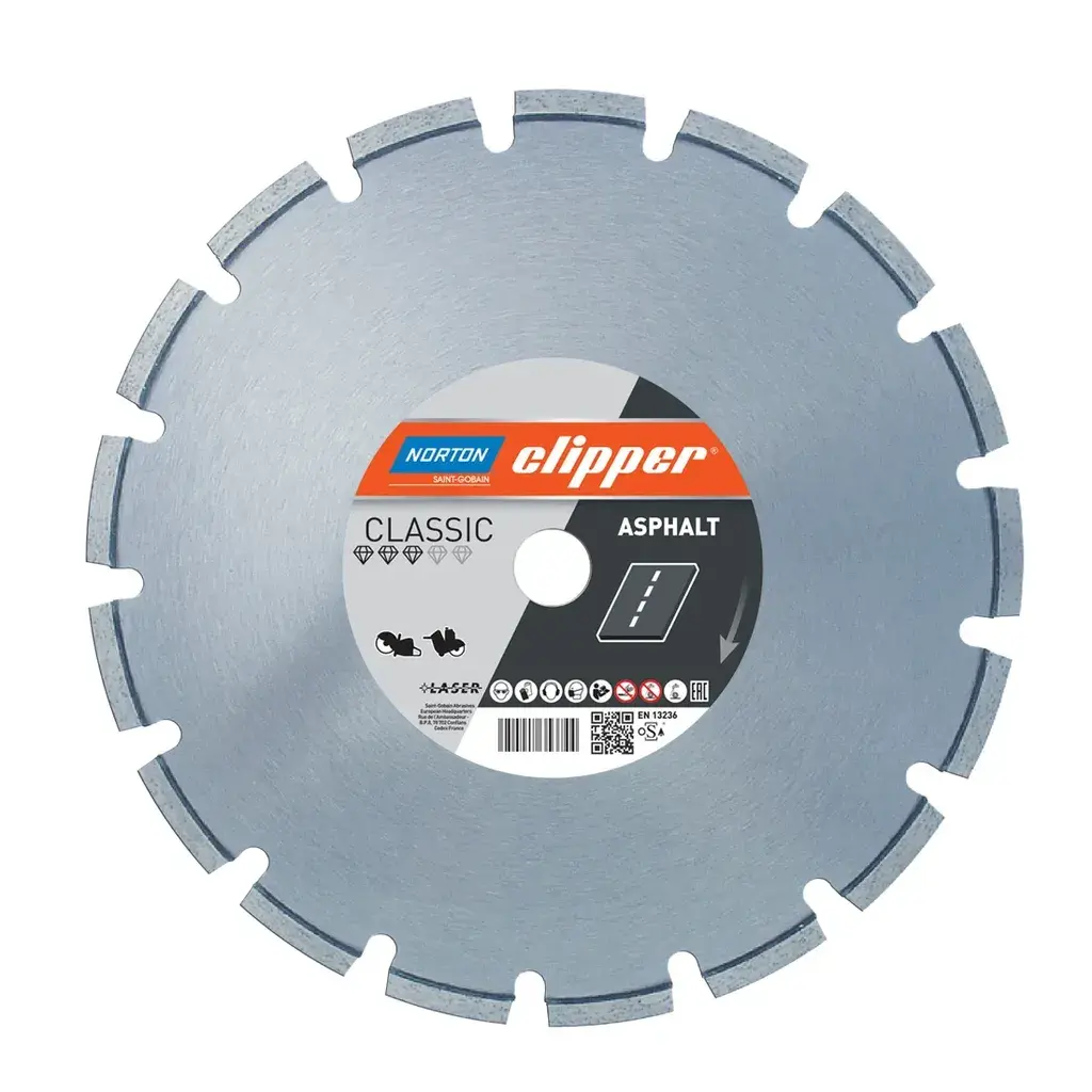 Norton Dijamantska rezna ploča za asfalt Clipper Classic, 450x25.4mm