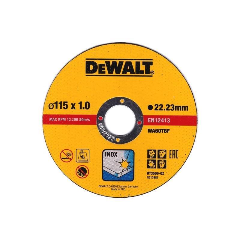 DeWALT Rezna ploča za inox 115x1mm DT3506, Žuta