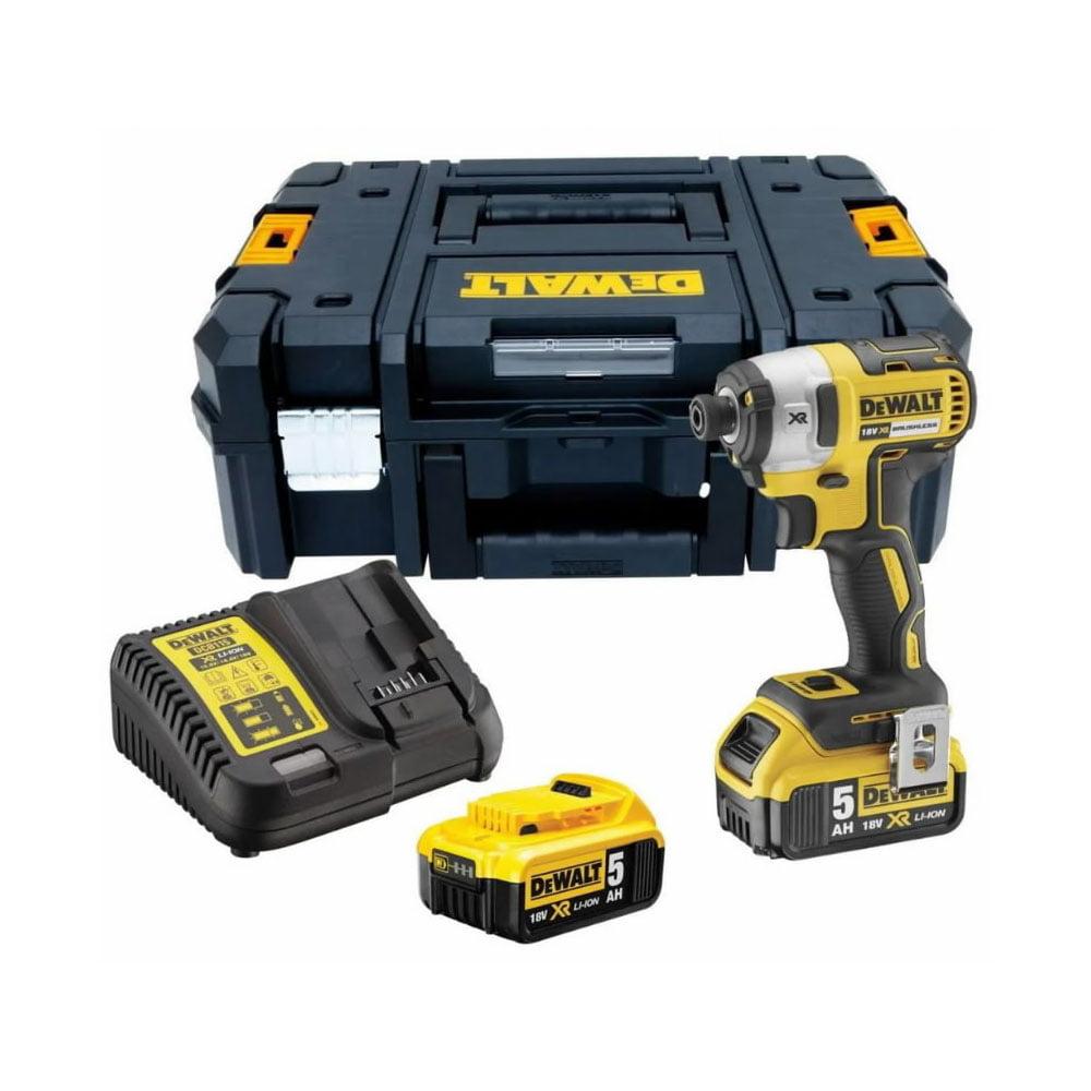 DeWALT Aku udarni odvijač DCF887P2 18V 205Nm 18V 2x5Ah
