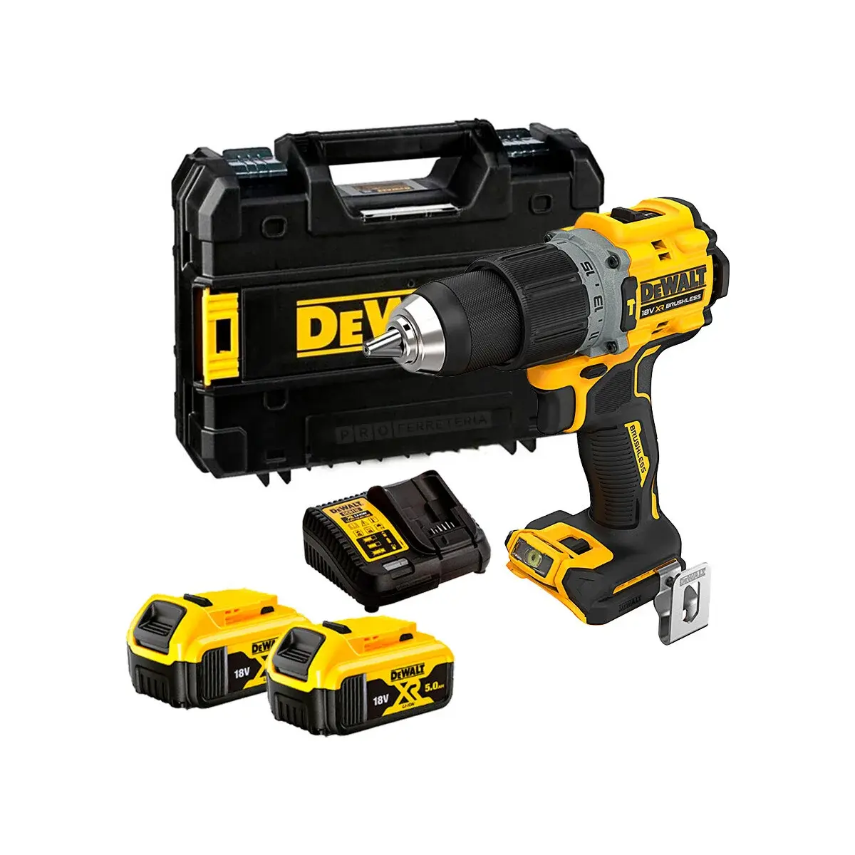 DeWalt Aku udarna bušilica BRUSHLESS 18V 2x5.0Ah DCD805P2T- Kit