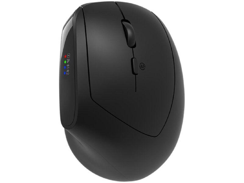Canyon miš MW-25, LED, AA, dvostruki način rada, ergonomski, bežični, crni