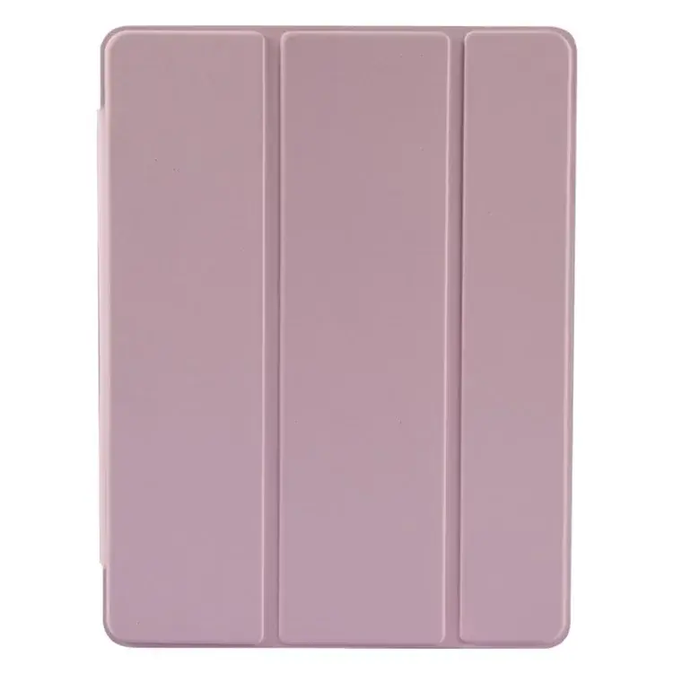 Futrola za iPad 10.2, 2020 Transparent TPU + PU Leather, Roze