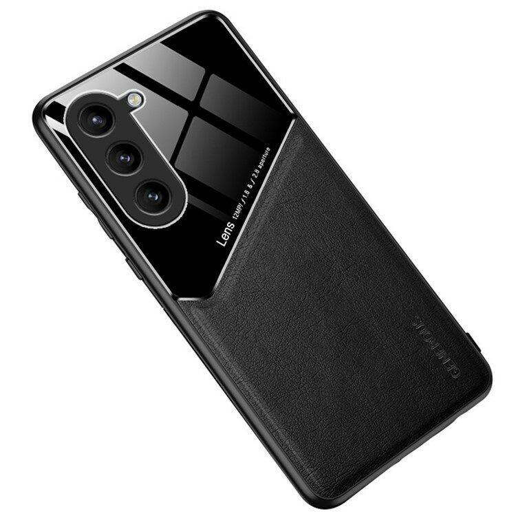 Maska za mobitel Samsung Galaxy Z Fold6 5G Leather Coated, Crna