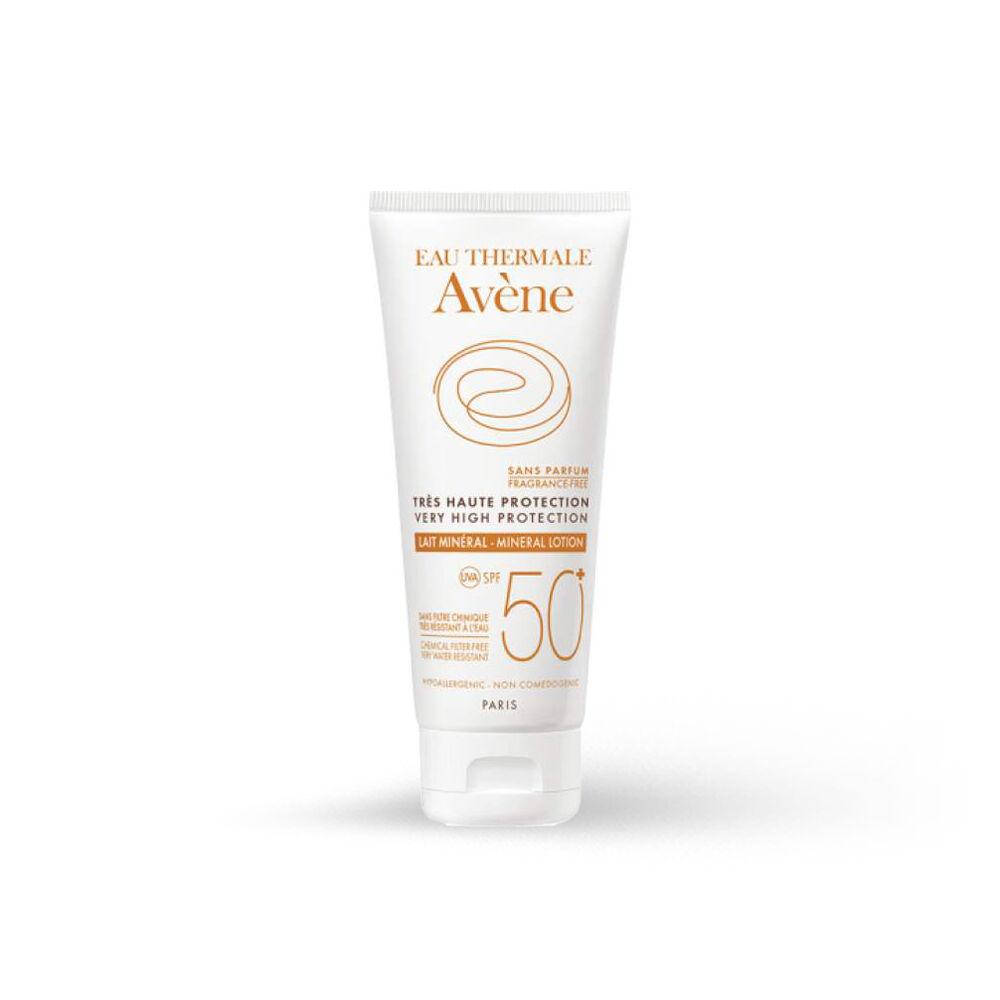 Avene, Mineralno mlijeko za netolerantnu kožu za zaštitu od sunca, SPF50+, 100 ml