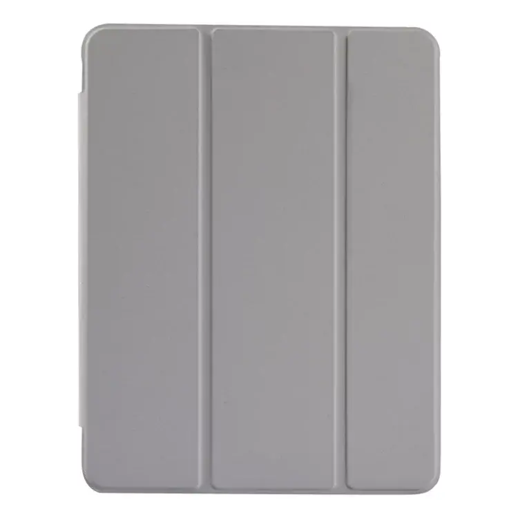 Futrola za iPad 10.2, 2020 Transparent TPU + PU Leather, Siva