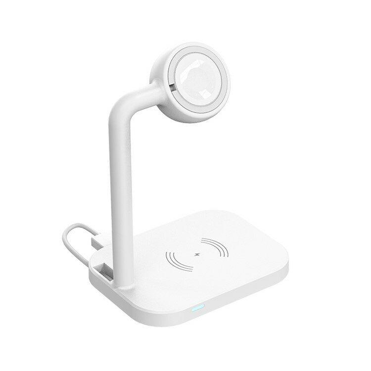 Bežični punjač, 2 in 1, Magnetni, Bijeli