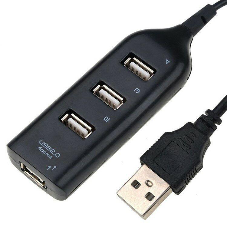 USB Hub 4-Ports USB 2.0/1.1 Splitter
