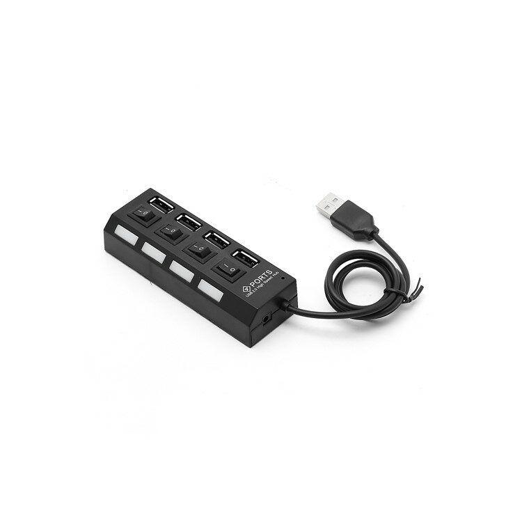 USB Hub 4 Port Hi-Speed 2.0 ON/OFF Switch