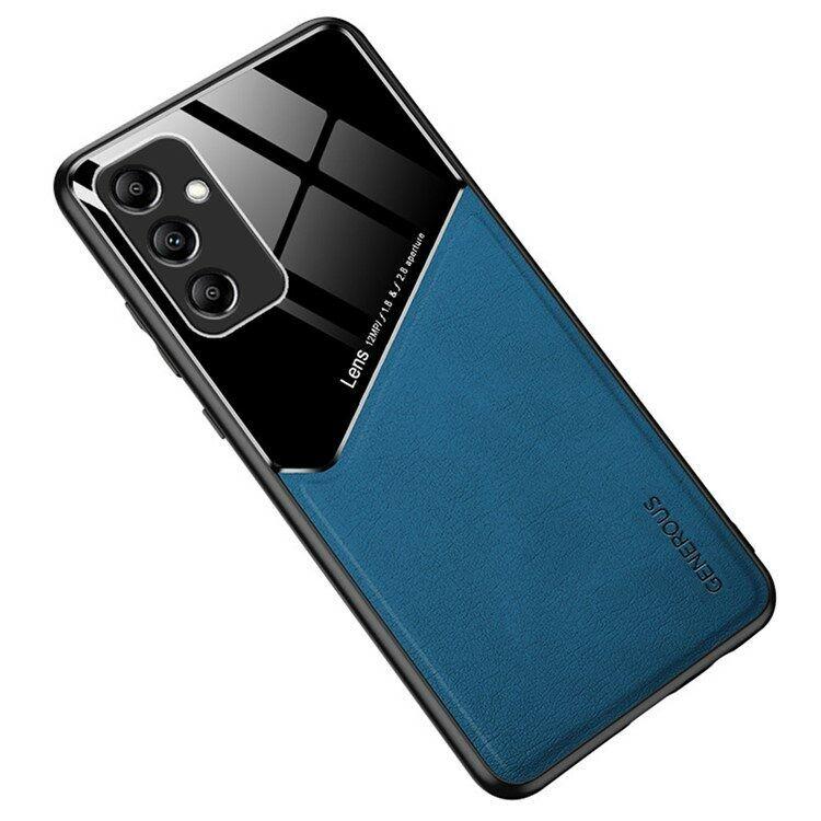 Maska za mobitel Samsung Galaxy S25 Leather Coated, Plava