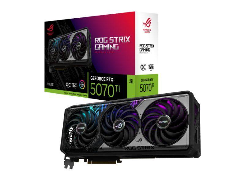 Asus grafička kartica GeForce RTX 5070 Ti ROG-STRIX-RTX5070TI-O16G-GAMING, 16GB, 256bit