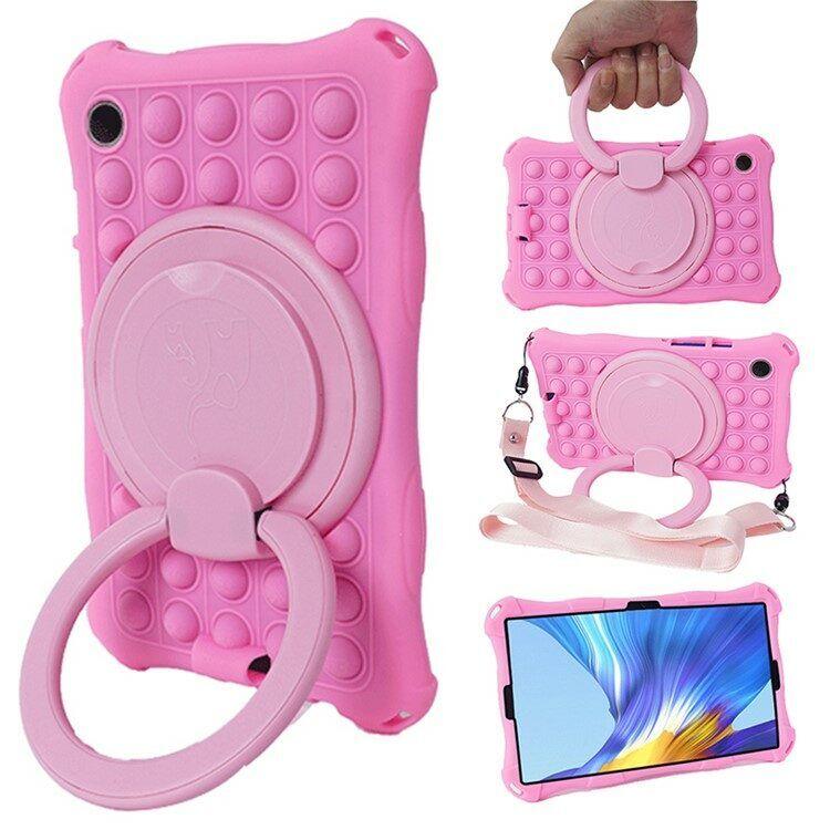 Maska za Samsung Galaxy Tab A9+ Kickstand Pop Bubble, Roze