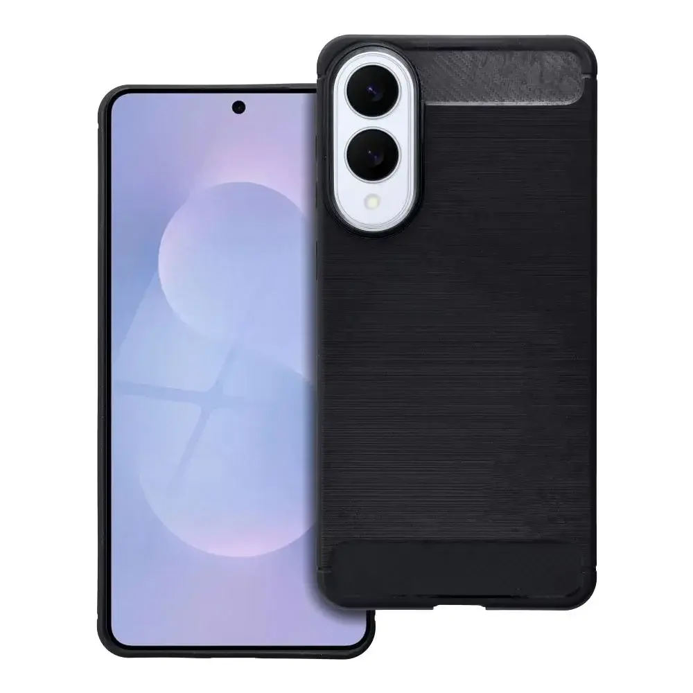 Maska za mobilni telefon Samsung S25 Edge Carbon, Crna