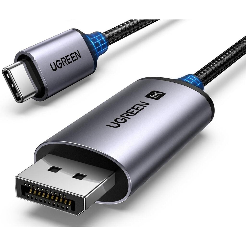 UGreen USB-C na DisplayPort kabl, 8K@60Hz, 4K@240Hz, 2m