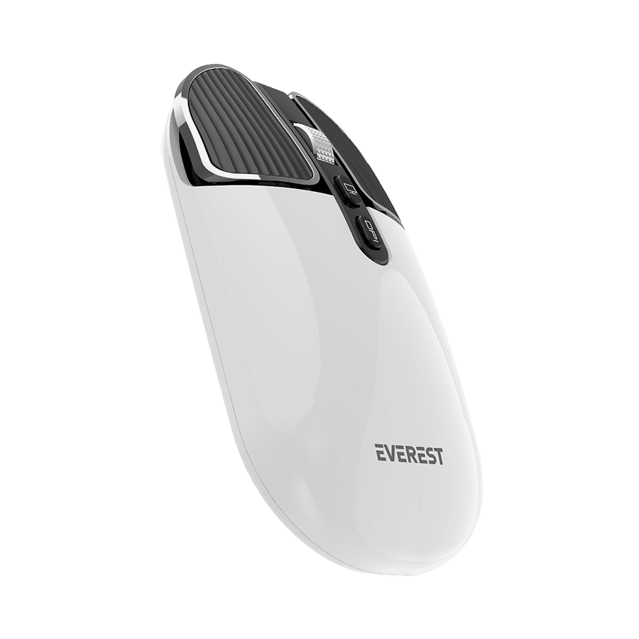 Everest Miš SM-620 2u1 Bluetooth 2.4 GHz, Napunjen, Metalik Sivi, Super Silent, Mobilni
