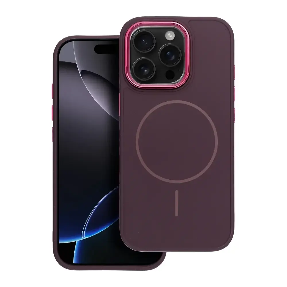 Maska za mobilni telefon Iphone 17 Pro Frame, MagSafe, Ljubičasta