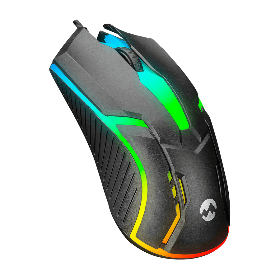 Everest Miš SM-G52 USB, Crni, LED Osvetljenje, Gejming, 34664