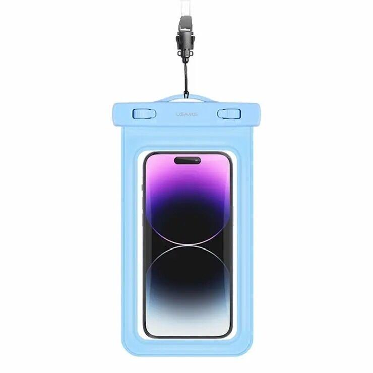 USAMS YD011 7'' vodootporna futrola za mobitel plava