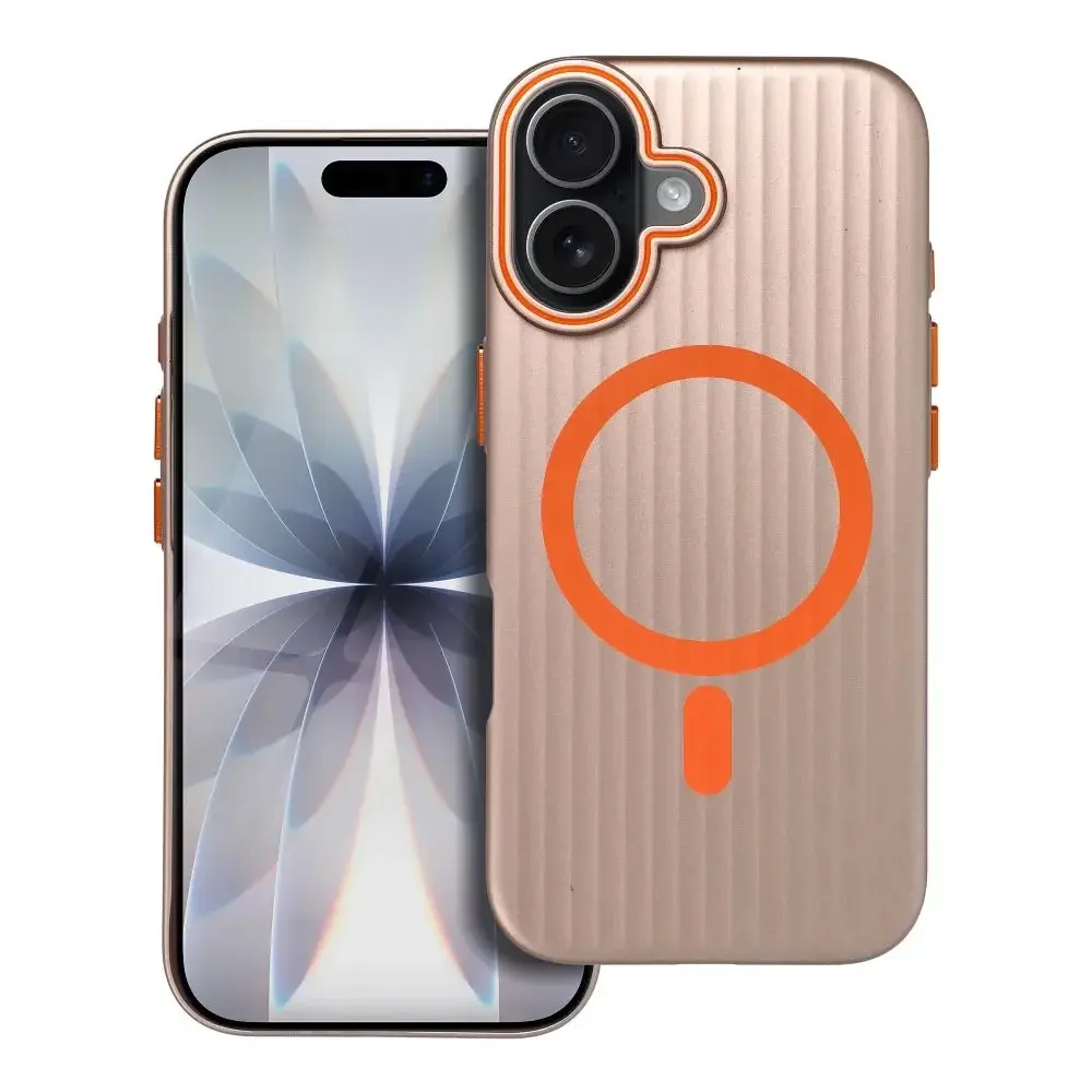 Maska za mobilni telefon Iphone 17 Simply, MagSafe, Bež