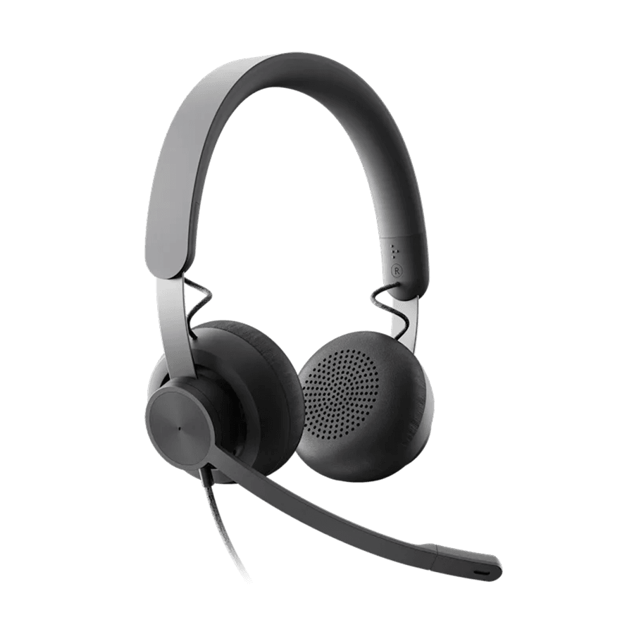 Logitech slušalice sa mikrofonom, UC Zone USB, Crne, USB-C, USB-A adapter included, Noise-canceling