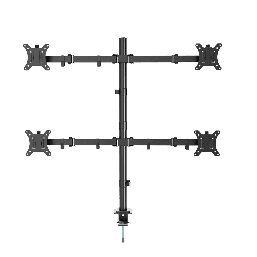 Gembird Nosač Za Četiri Monitora MA-D4-01, Montaža Na Sto, Tilting, Swivel, 13"-32", Do 10 Kg