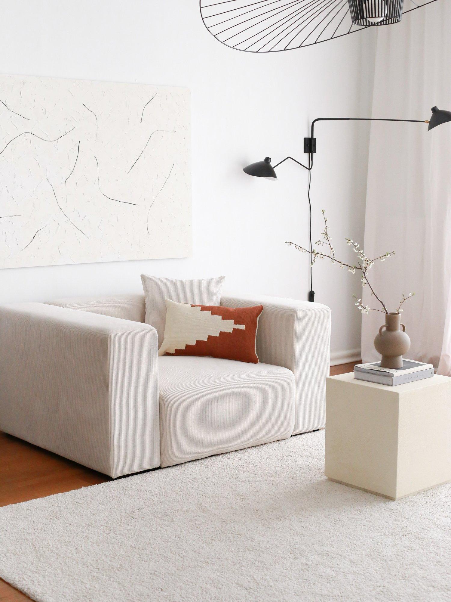 Atelier del Sofa Fotelja Yolo 139x89x110cm Bijela