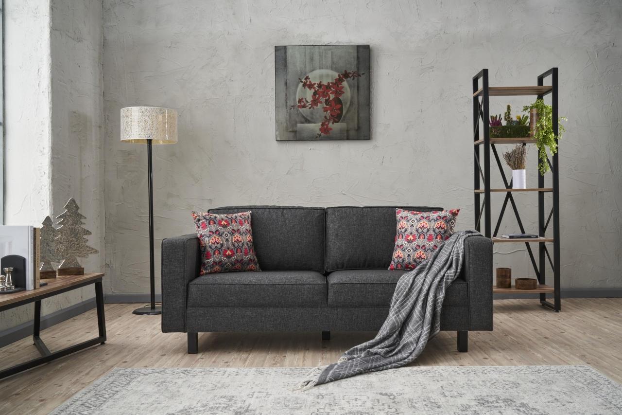 Atelier del Sofa Dvosjed Kale Linen 180x83x91cm Antracit