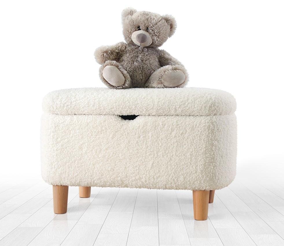 Atelier del Sofa Tabure 61x40x37cm, Bijela