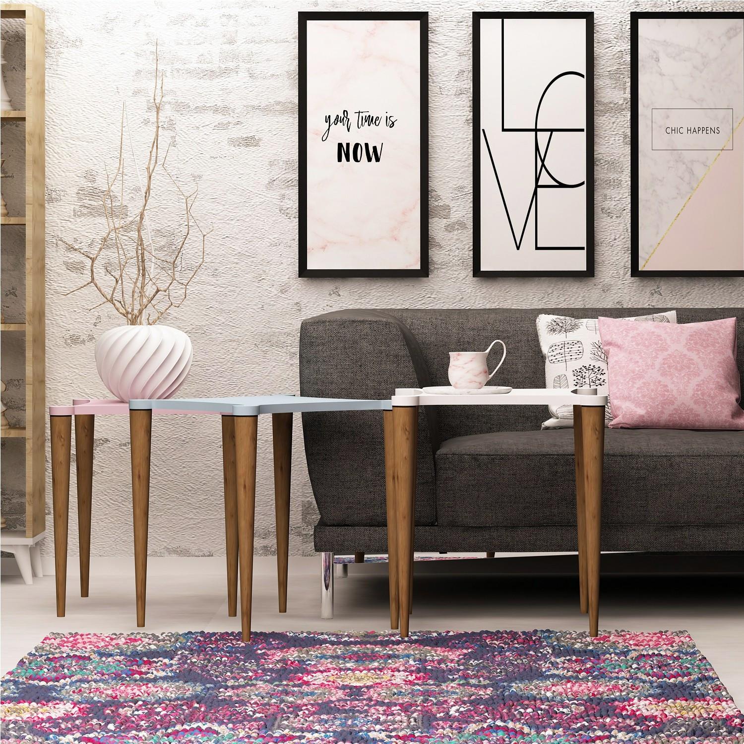 Hanah Home Club set stolova, 3 dijela Tremo Colorful