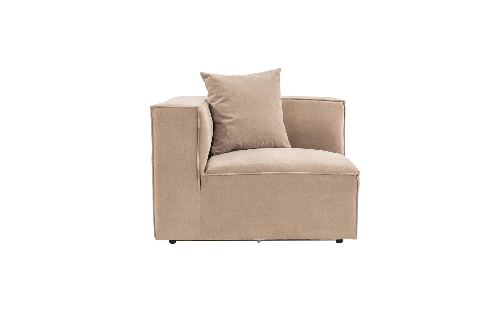 Atelier del Sofa Fotelja Sora L1 96x70x104cm Cappuccino