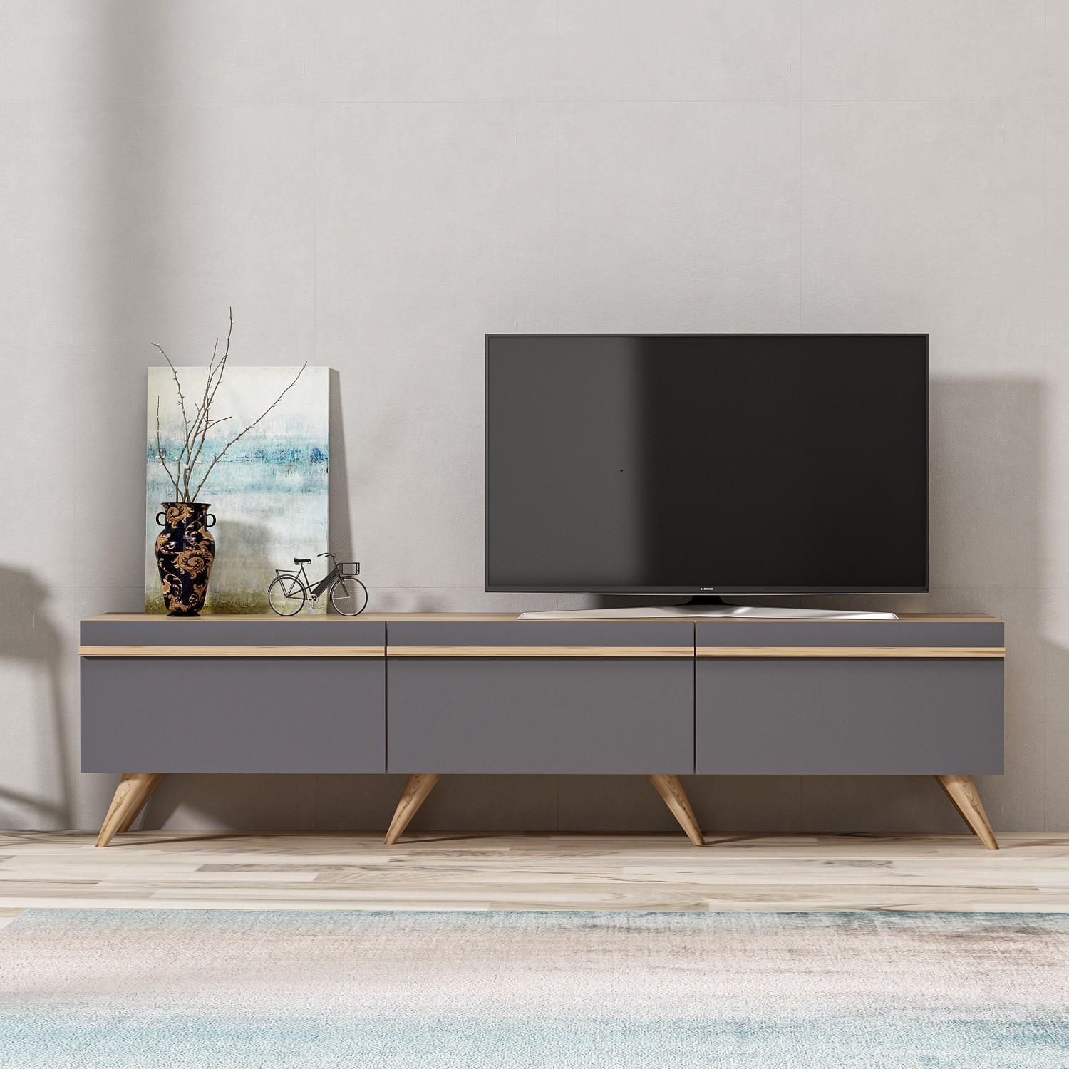Hanah home TV Chest Amsterdam Antracit