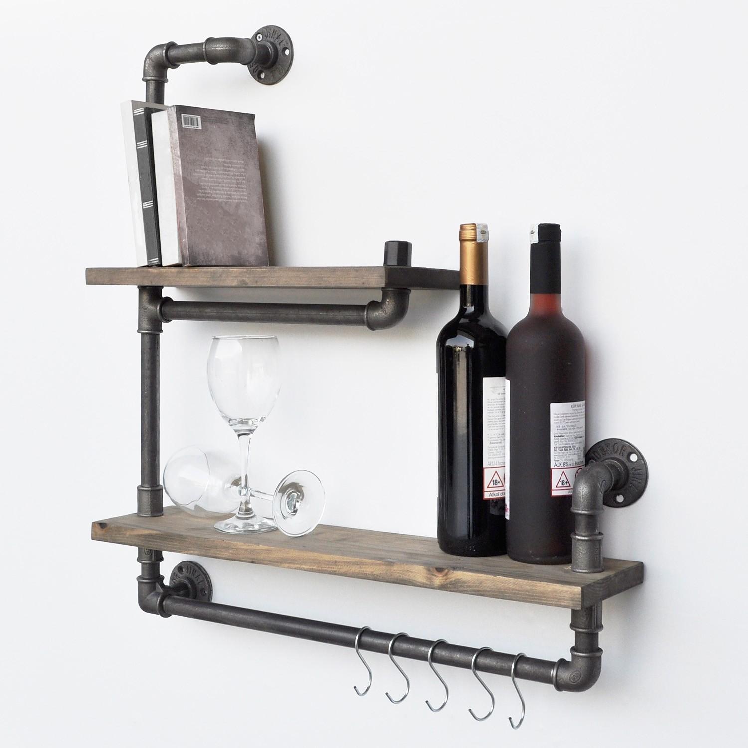 Hanah Home Zidna polica od oraha