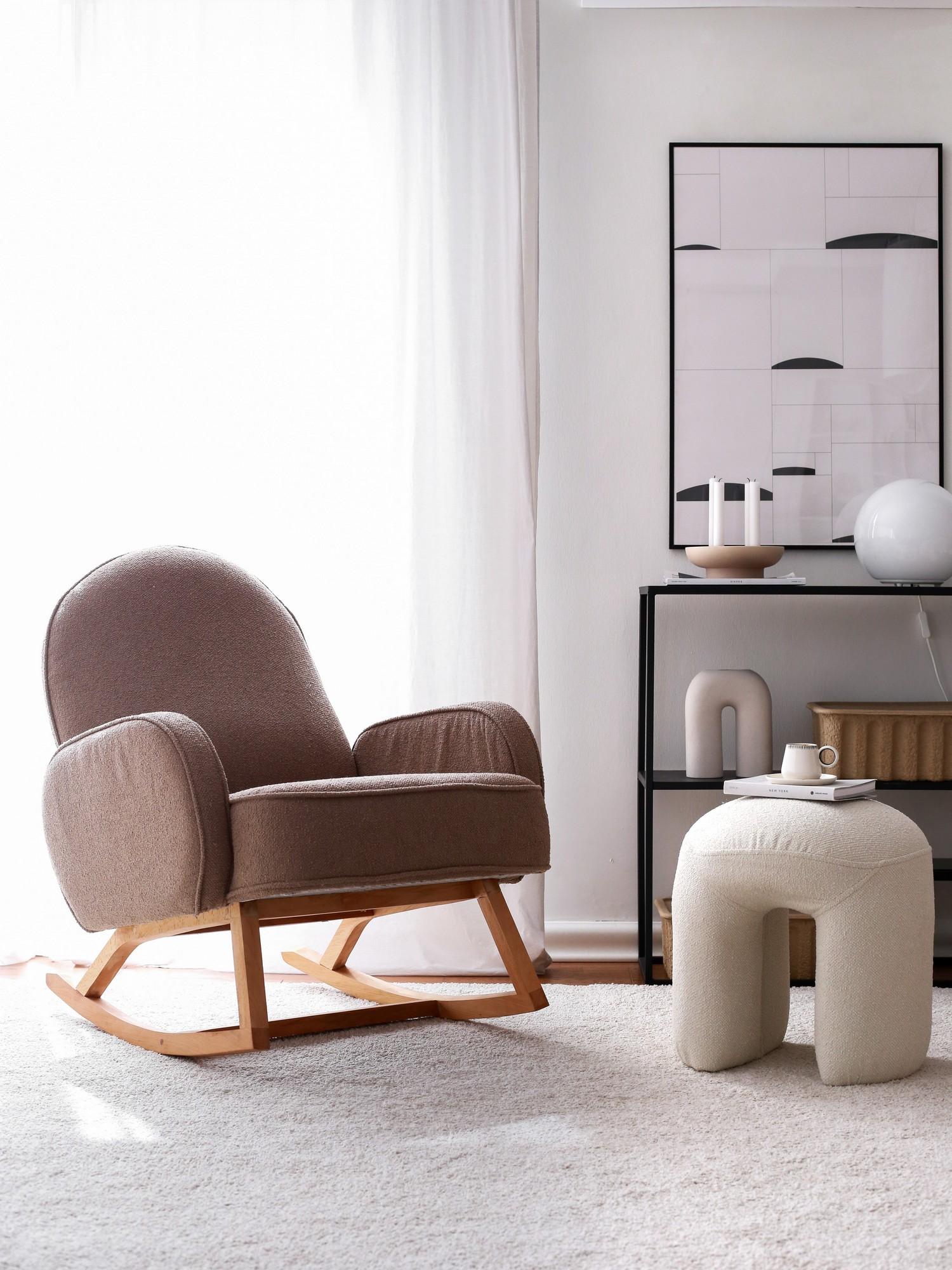 Atelier del Sofa Fotelja Yoko 75x91x91cm Smeđa