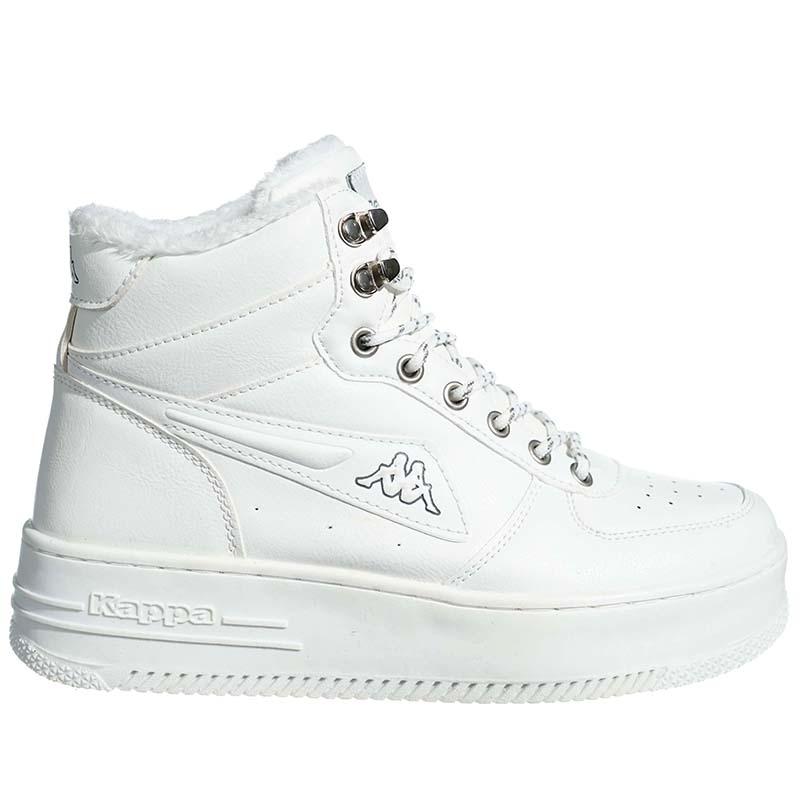KAPPA Ženske duboke tenisice Logo 243047 fallou, bijele