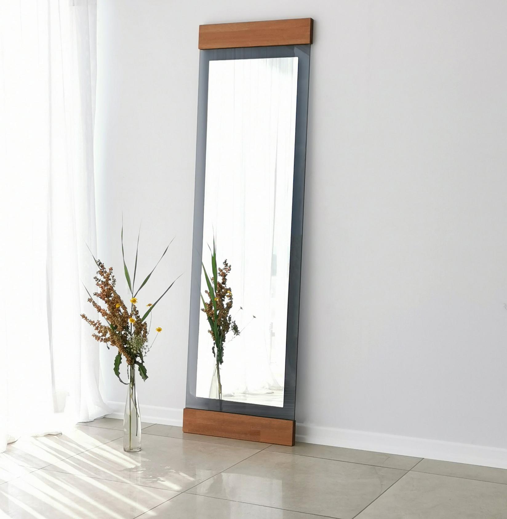 Hanah Home Mirror Hrast-Siva