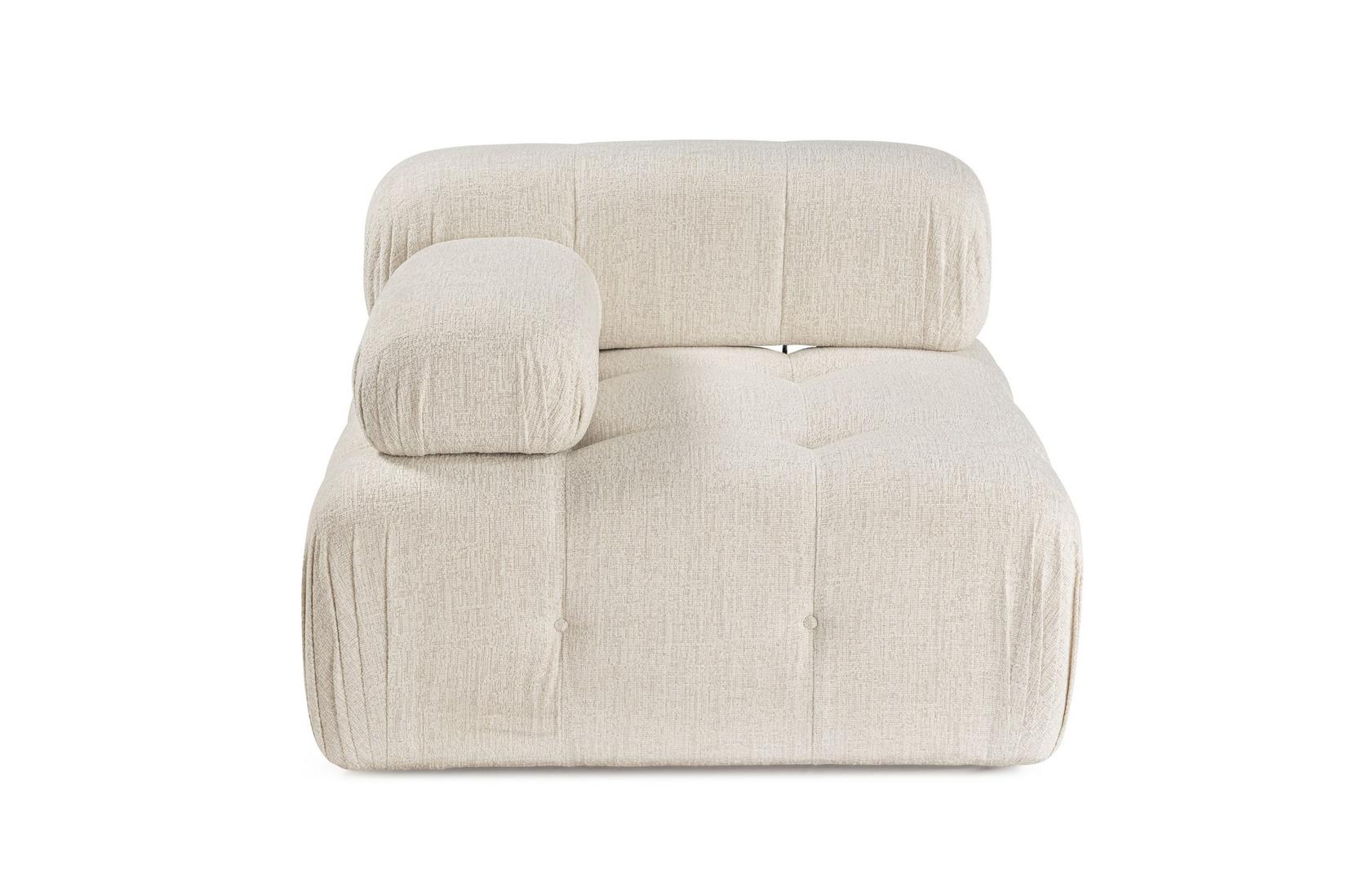 Atelier del Sofa Fotelja Doblo L1 100x80x105cm Krem