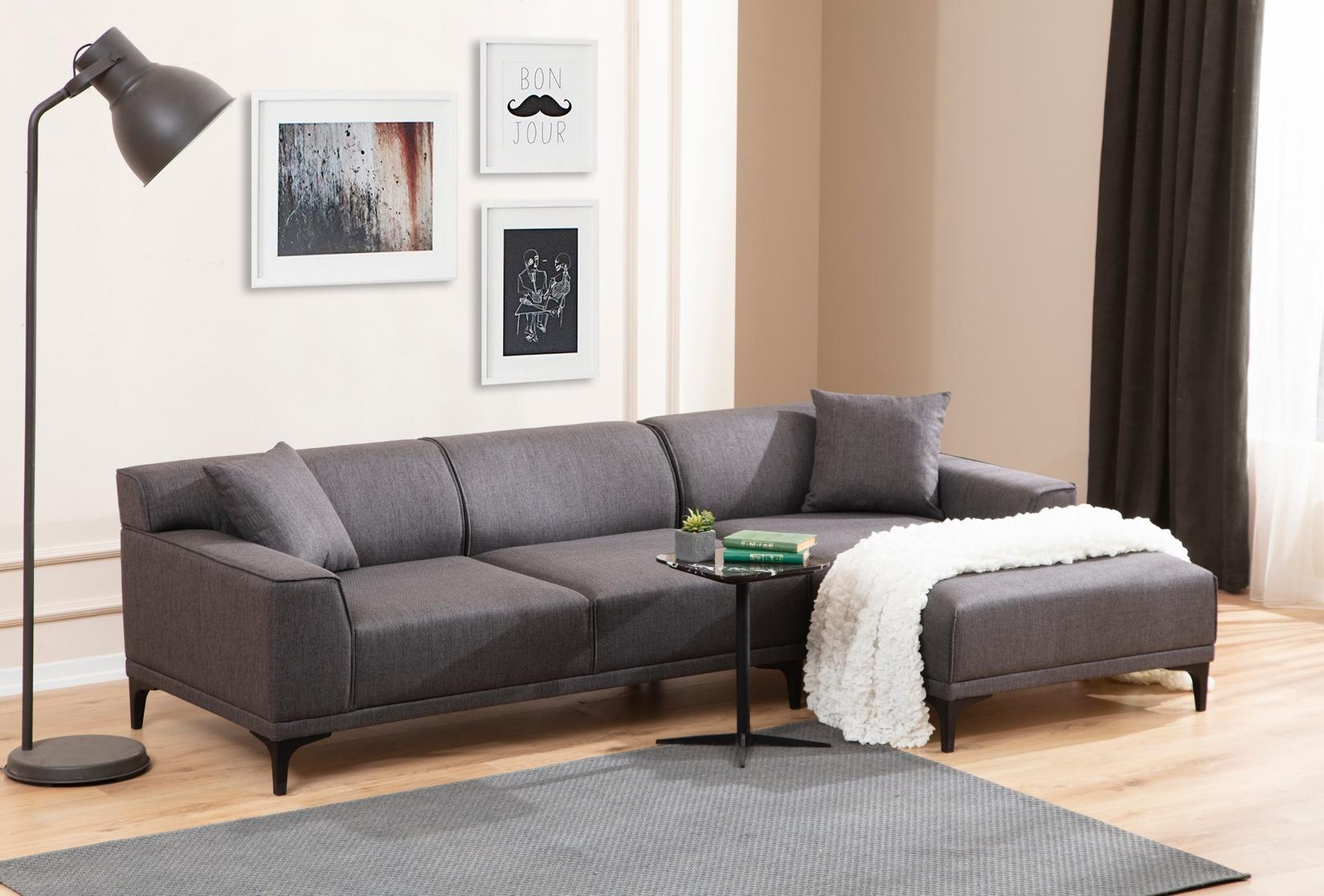 Atelier del Sofa Kutna sofa Petra 145x69x87cm Antracit