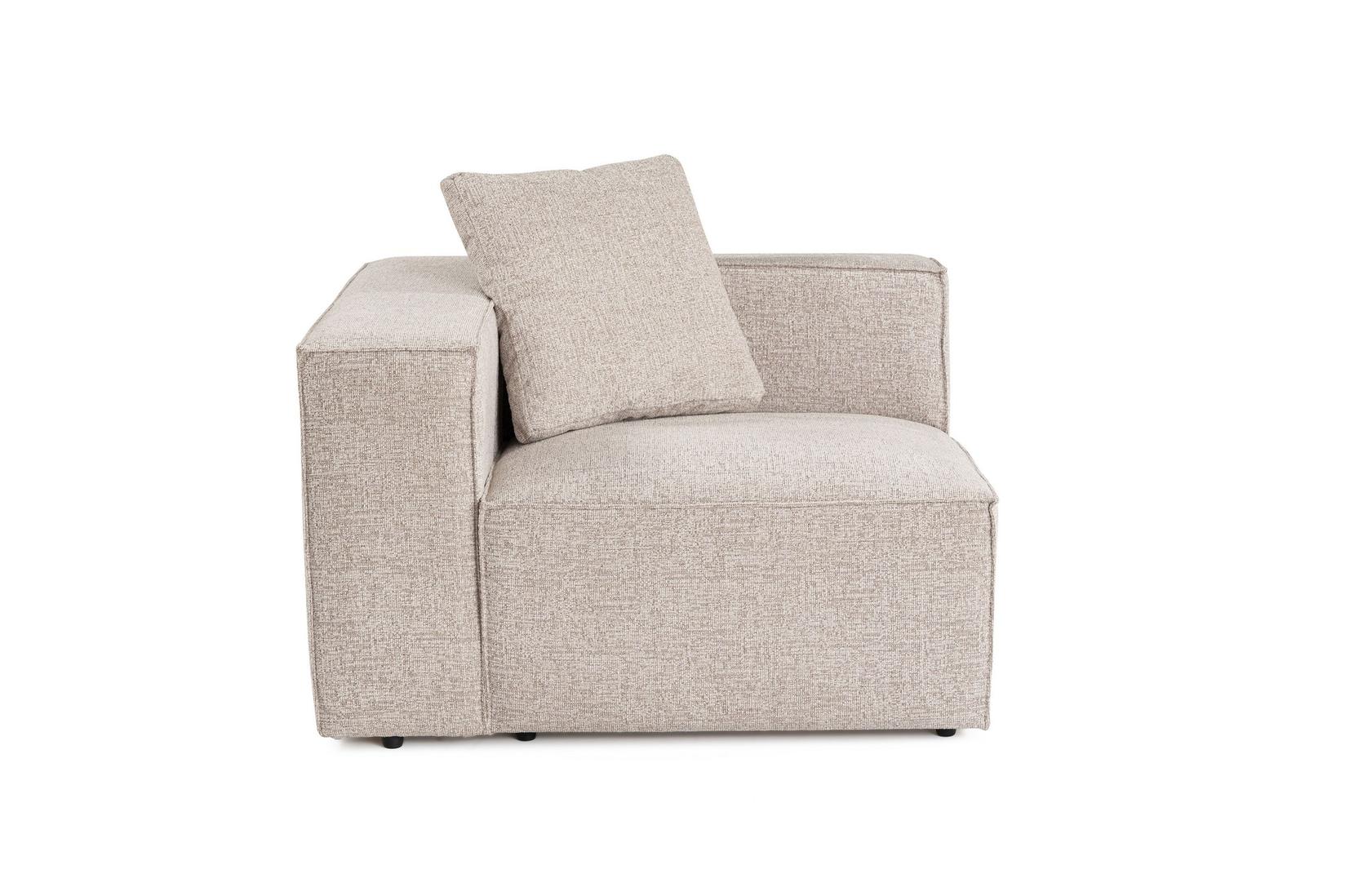Atelier del Sofa Fotelja Lora L1 108x65x110cm Siva